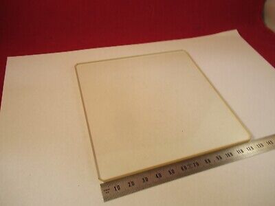 MICROSCOPE PART LEITZ GLASS STAGE TABLE AMBER OPTICS AS PICTURED #FT-1-U