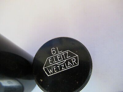 EMPTY BRASS OBJECTIVE CANISTER LEITZ WETZLAR MICROSCOPE PART AS PICTURED W3-B-31