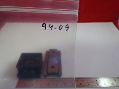 LOT 2 EA STEEL POSITIONING STAGE SLIDE BEARING for OPTICS FIXTURE #94-09