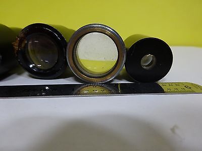 LOT MICROSCOPE EYEPIECES OCULAR OPTICS  #X8-40