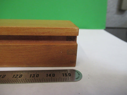 ANTIQUE ERNST LEITZ 1926 ACCESSORY WOOD BOX MICROSCOPE PART AS PICTURED G7-A-85