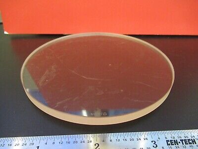 FOR PARTS OPTICAL HUGE GLASS PLATE 4.25" DIAMETER OPTICS AS PICTURED &Q1-A-96