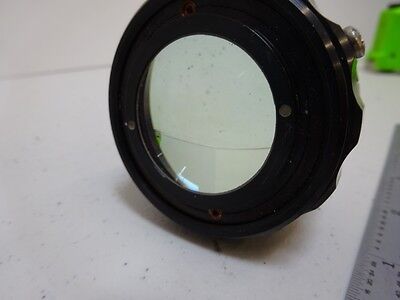 MICROSCOPE PART OPTICAL MOUNTED LENS EYEPIECE OPTICS ??  AS IS BIN#N8-H-15