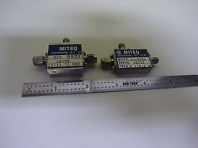 RF MICROWAVE FREQUENCY MODULES MITEQ NEW YORK SMA CONNECTOR AS IS BIN#X7-14