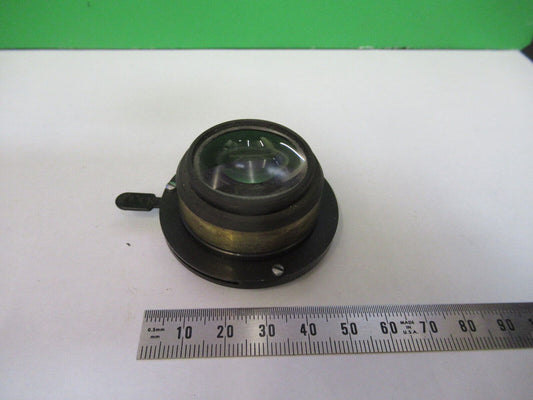 BAUSCH LOMB CONDENSER + IRIS OPTICAL ANTIQUE MICROSCOPE PART AS PICTURED P8-B-05