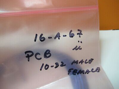 PCB PIEZOTRONICS LOW NOISE 003EB010 CABLE for ACCELEROMETER AS PICTURED #16-A-67