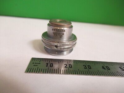 LEITZ WETZLAR OBJECTIVE 3.5X /170 OPTICS MICROSCOPE PART as pictured R9-A-19