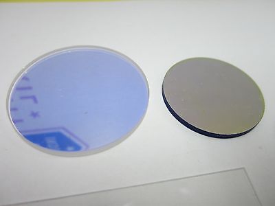 LOT 7 EA OPTICAL FILTERS LASER OPTICS AS IS BIN#G7-25