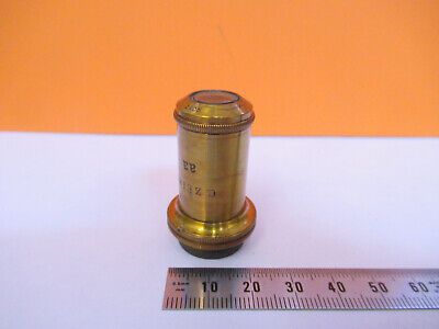 CARL ZEISS aa GERMANY OBJECTIVE OPTICS LENS MICROSCOPE PART AS PICTURED &H1-B-16