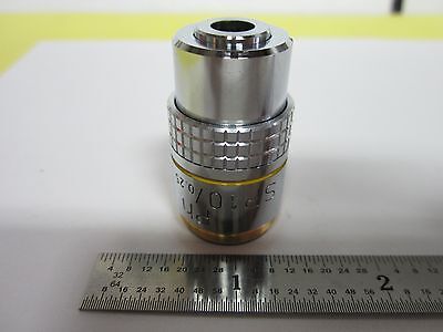 OPTICAL MICROSCOPE PART OBJECTIVE 10X PHASE OPTICS BIN#C7-88