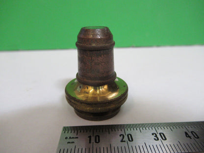 CARL ZEISS JENA "A" OBJECTIVE LENS OPTICS MICROSCOPE PART AS PICTURED Q7-A-05