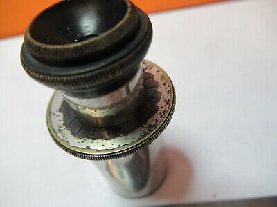 ANTIQUE ZEISS PROJ EYEPIECE OCULAR OPTICS MICROSCOPE PART AS PICTURED &P9-A-107