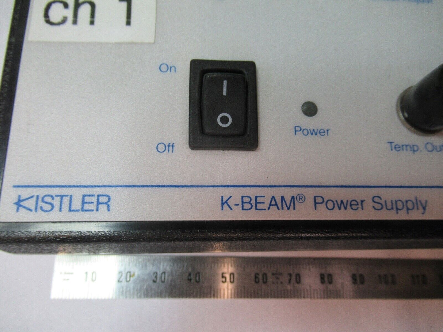 KISTLER K-BEAM POWER SUPPLY 5210 for ACCELEROMETER AS PICTURED G5-A-12