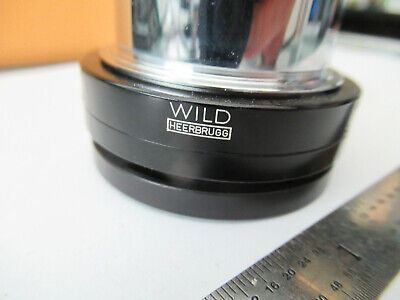 MICROSCOPE PART WILD HEERBRUGG SWISS M11 CONDENSER + IRIS AS PICTURED F4-A-23