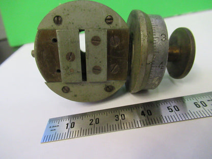 ANTIQUE BRASS SLIP ADJUST UNKNOWN RARE COLLIMATOR SCOPE PART AS PICTURED Z4-B-71