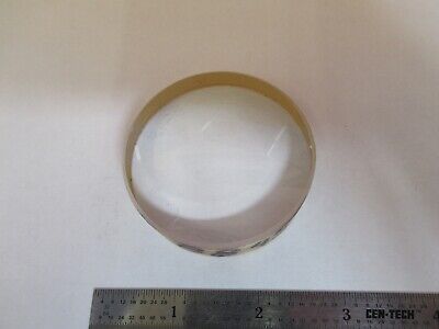 OPTICAL THICK PLANO CONVEX GLASS LENS OPTICS AS PICTURED &A3-B-63