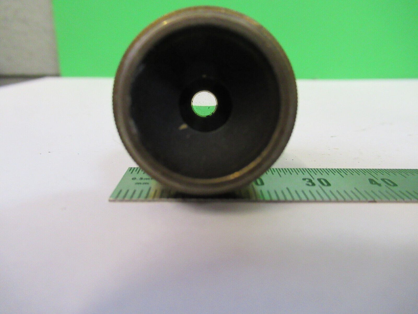 ANTIQUE BRASS BAUSCH LOMB OBJECTIVE 4mm MICROSCOPE PART AS PICTURED G5-A-52