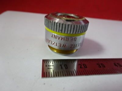 FOR PARTS LEITZ GERMANY OBJECTIVE NPL 10X MICROSCOPE PART OPTICS AS IS &51-A-68