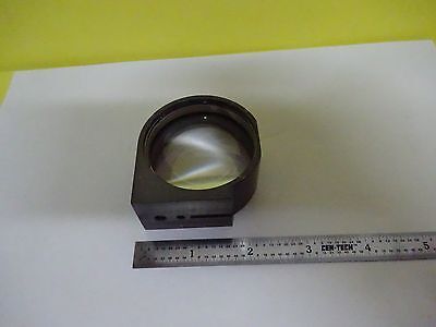 MICROSCOPE PART ILLUMINATOR LENS [chip on edge] OPTICS AS IS BIN#X6-26