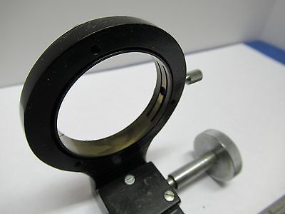 ANTIQUE BAUSCH LOMB BRASS CONDENSER HOLDER MICROSCOPE OPTICS AS PICTURED &85-69