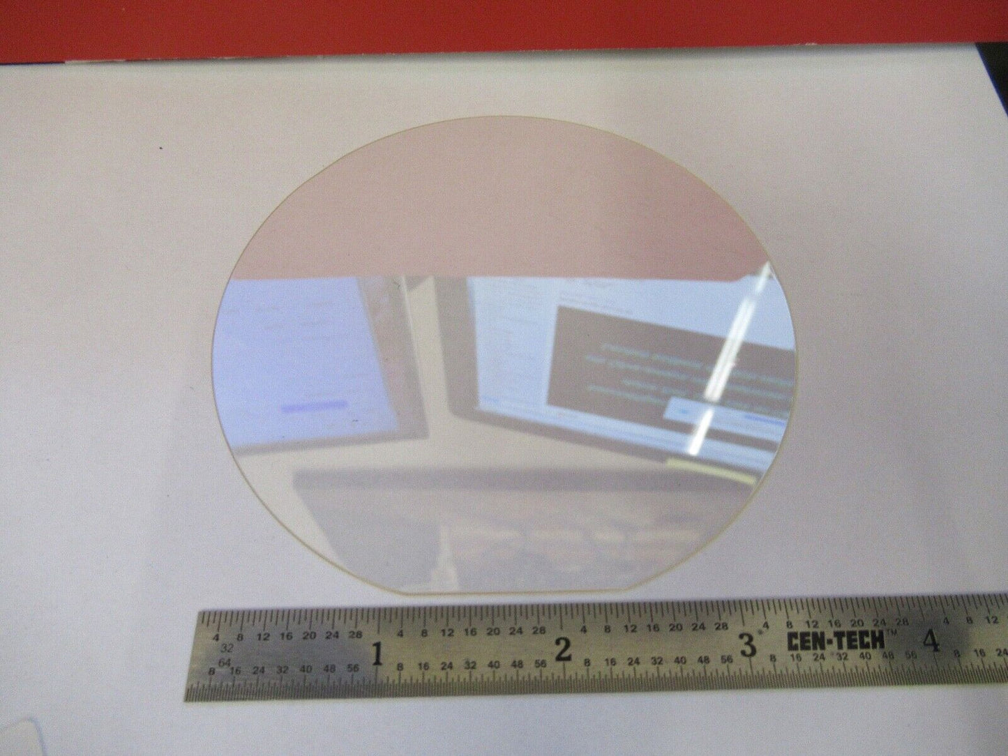 LITHIUM NIOBATE X-CUT 100mm WAFER PIEZO FREQUENCY NLO OPTIC AS PICTURED 3-FT-X54