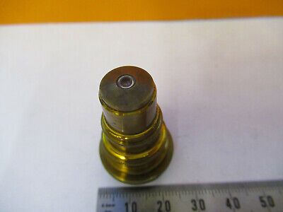 ANTIQUE BRASS SEIBERT "V" LENS OBJECTIVE MICROSCOPE PART AS PICTURED P9-A-59