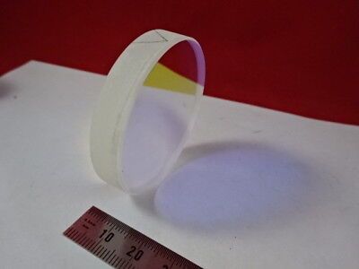 FUSED SILICA OPTICAL FLAT DICHROIC COATED FILTER OPTICS AS PICTURED #5-A-64