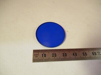 CARL ZEISS GERMANY BLUE GLASS FILTER MICROSCOPE PART OPTICS &P8-A-08