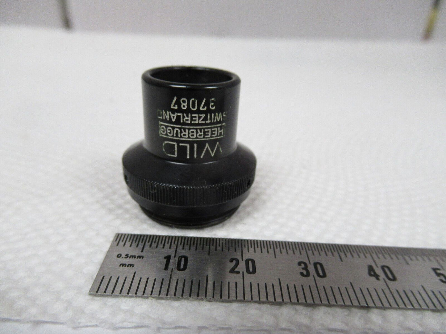 WILD HEERBRUGG SWISS M11 OBJECTIVE 4X LENS MICROSCOPE PART AS PICTURED W1-A-85