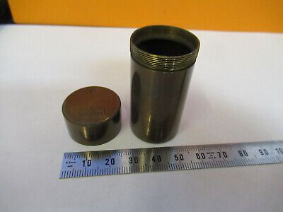 EMPTY BRASS CANISTER OBJECTIVE KREMP WETZLAR MICROSCOPE PART AS PICTURED P4-B-68