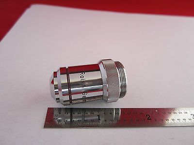 MICROSCOPE PART OBJECTIVE GERMANY ACHROMAT OPTICS 10X  BIN #7C