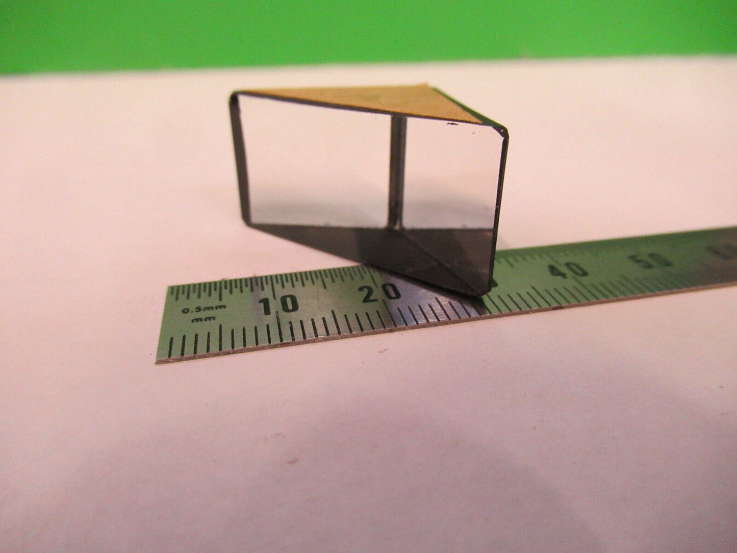 ANTIQUE BAUSCH LOMB OPTICS GLASS PRISM MICROSCOPE PART AS PICTURED #G5-A-89