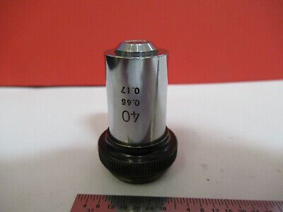 NIKON JAPAN OPTICS 40X OBJECTIVE LENS MICROSCOPE PART AS PICTURED &4B-A-69