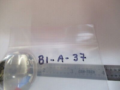 LEITZ ILLUMINATOR HIGHLY Bi CONVEX LENS MICROSCOPE PART AS PICTURED #B1-A-37