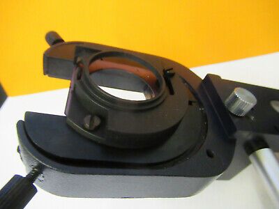 LEICA DMRE GERMANY CONDENSER HOLDER MICROSCOPE PART AS PICTURED P5-B-12