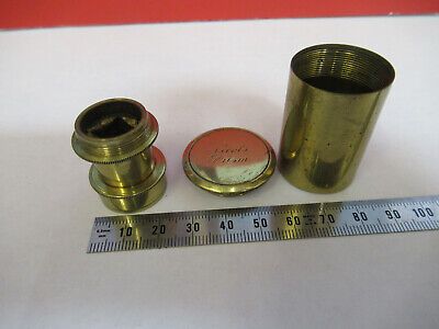 ANTIQUE WATSON UK ENGLAND NICOLS POLARIZER 1860's MICROSCOPE PRISM AS PIC F6-B11