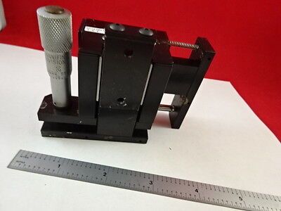 OPTICAL POSITIONER PARKER DAEDAL SLIDE MICROMETER LASER OPTICS AS IS BIN#L2-B-ii