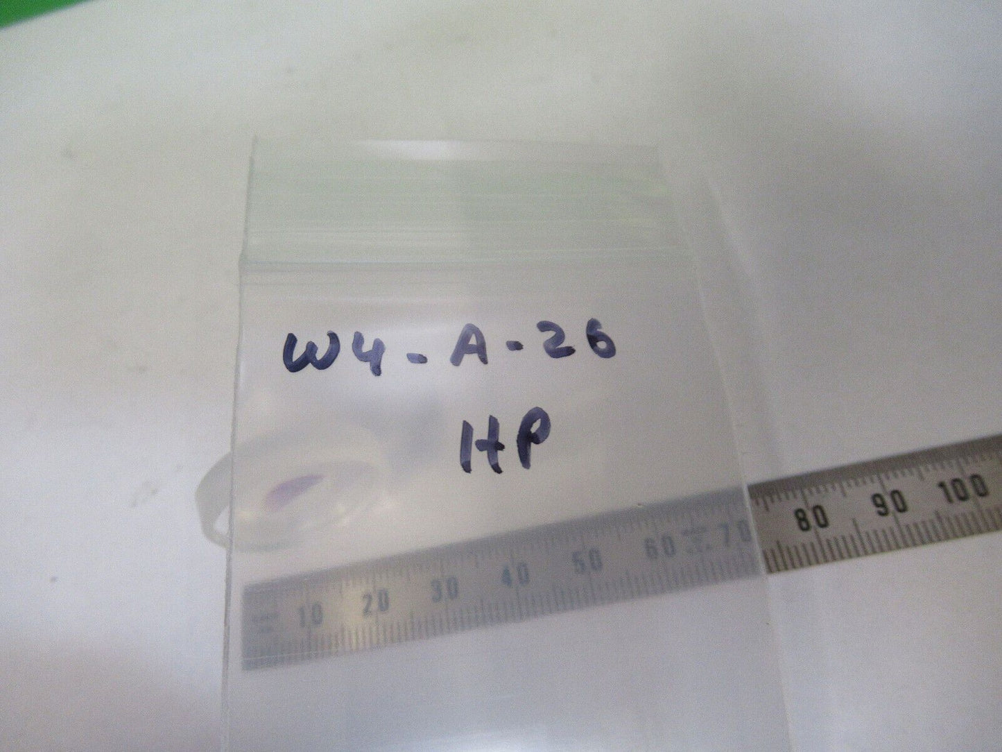 HP HEWLETT PACKARD OPTICAL DICHROIC COATED FLAT FUSED SILICA AS PICTURED W4-A-26