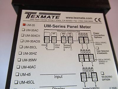 CONTROLLER DISPLAY TEXMATE UM-SERIES UM-35 VERY NICE  #AE-FD-05