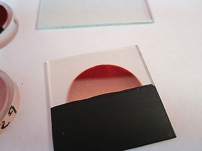 LOT 5 EA EXPERIMENTAL OPTICAL FILTERS LASER OPTICS MIL SPEC BIN#4B-34