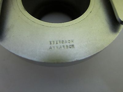 MICROSCOPE PART OBJECTIVE ATTACHMENT EBERBACH ANN ARBOR OPTICS AS IS BIN#T9-12