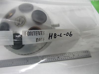 OPTICAL MICROSCOPE PART ZEISS GERMANY NOSEPIECE TURRET OPTICS BIN#H8-L-06