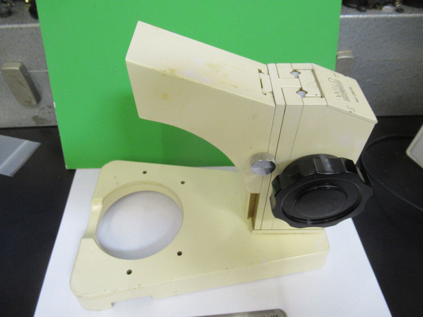 WILD HEERBRUGG M4 STEREO STAGE SUPPORT MICROSCOPE PART AS PICTURED #TB-4