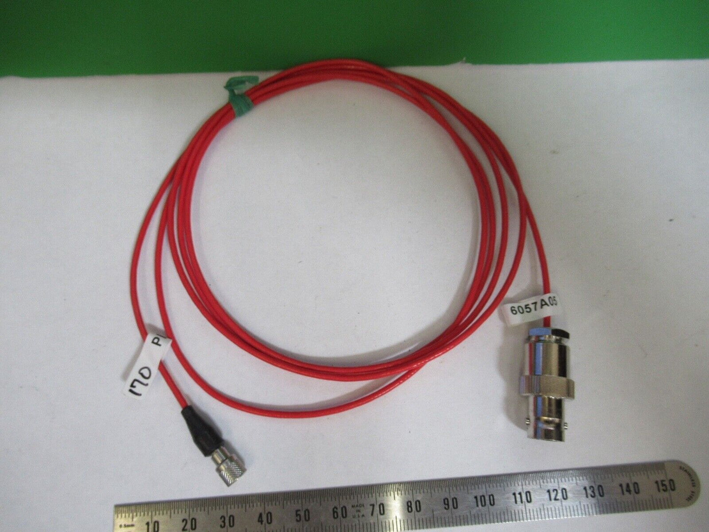 5ft CABLE for ACCELEROMETER SENSOR LOW NOISE 10-32 TO BNC AS PICTURED S8-A-14