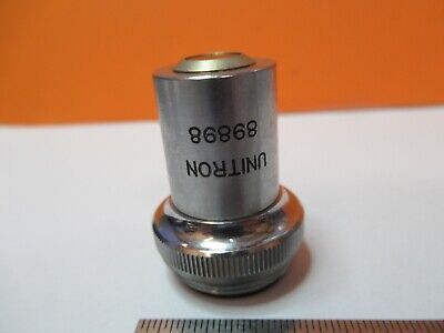 UNITRON JAPAN METALOGRAPH M10X OBJECTIVE MICROSCOPE PART AS PICTURED &W8-A-53