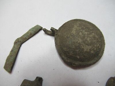 ANTIQUE BRASS BRONZE LOT MEDIEVAL ??? from EUROPE BOG FIND AS PICTURED &3-DT-13