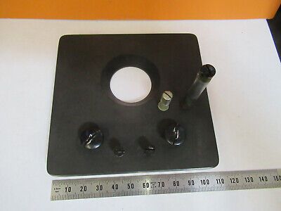 ANTIQUE SPENCER STAGE TABLE MICROSCOPE PART AS PICTURED #P4-B-25