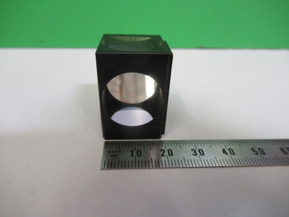 MICROSCOPE PART ZEISS GLASS PRISM HEAD OPTICS AS PICTURED BIN#H2-A-14