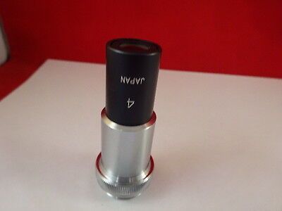 EPOI JAPAN 4X OBJECTIVE MICROSCOPE PART OPTICS AS IS &81-A-53