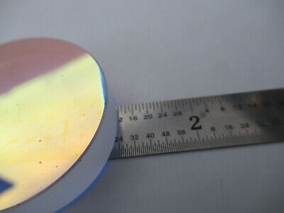 OPTICAL FLAT DICHROIC MIRROR LENS FILTER LASER OPTICS AS PICTURED &F5-A-24